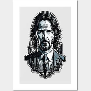 John Wick City town Posters and Art